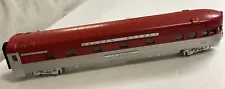 Rock Island 70' Scale Streamlined 5 Passenger Train Car Set Ribbed ABS