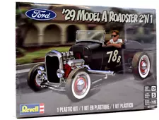 Revell 1929 Ford Model A Roadster 2-In-1 1/25 Plastic Model Car Kit 85-4463