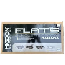 Higdon FLATS Standard Canada Goose Decoys - 12 Pack