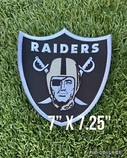 Las Vegas Raiders BIGGEST Patch Iron On Embroidered US SELLER