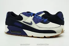 NIKE AIR MAX 90 USED SIZE 10 JEWEL HOME&AWAY SAIL VARSITY ROYAL GUM CJ0611 102