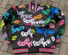 Headgear Classics Black Fresh Prince of Bel Air Fresh Air Graffiti Satin Jacket