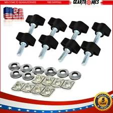 For Jeep Wrangler Easy On Off Hard Top Fasteners Nuts Bolts for YJ TJ Universal!