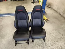 01-04 Corvette Z06 C5 Black Leather Seats ZO6 2001-2004 USED VERY NICE