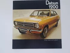 DATSUN 1200 Original Sales Brochure Early 1970s