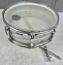 LUDWIG ACROLITE BLUE/OLIVE BADGE SILVER SNARE DRUM FOR REPAIR 1691627