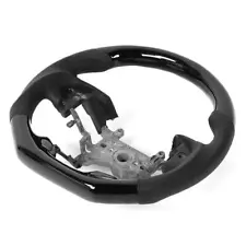 Upgraded Customized Steering Wheel for 2013-2017 Black Wood Mahogan