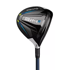 TaylorMade Golf Club SIM 2 MAX 15* 3 Wood Stiff Fujikura Ventus Blue FW 6