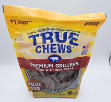 Blue Buffalo True Chews Premium Grillers Natural Dog Treats Steak 30oz BB -10/23