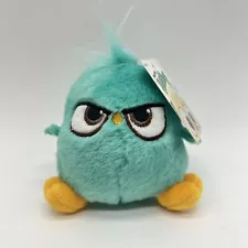 Angry Birds Hatchlings Blue Bird Plush Clip Stuffed Animal New W Tags