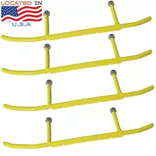 (4) 6" Carbides fits Ski-Doo Precision Skis Legend SE MXZX MX Adrenaline Rev