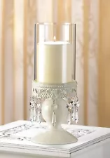 Iron Glass Elegant Victorian Style Hurricane Nostalgic Candle Lantern