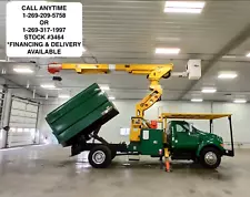 2015 Ford F750 75' OCESM Bucket Truck Boom Chip Dump Forestry Cummins 6.7L 6-Spd