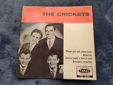 THE CRICKETS EP - CORAL - UK ORIG.