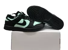 Nike By You Dunk Low “Tiffany” Teal Black FN0569-900 Men's Size 8 No Lid