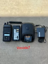 Motorola MOTOTRBO XPR3500e UHF AAH02RDH9VA1AN Radio w Charger LOADED OPTIONS