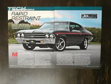 1969 Chevrolet Chevy Chevelle 6-Page Original Color Article