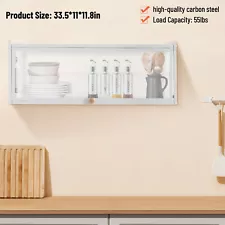 New ListingWall-Mounted Cabinet with Flip-up PC for Kitchen Dining Living Room