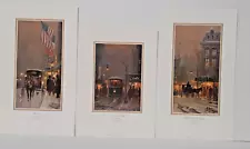 G Harvey "AVENUES OF LIGHT" S/N Historic Suite SET OF 3 Editions 729/2000 COA