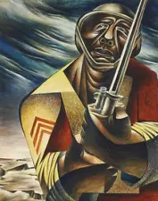 Soldier : Charles White : 1944 : Archival Quality Art Print 13x19