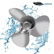 13 x 19 Stainless Steel Outboard Propeller for Mercury Engines 40-140HP PROP