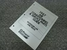 1987 Jeep Grand Wagoneer CJ7 Air Conditioning A/C Parts Catalog Manual