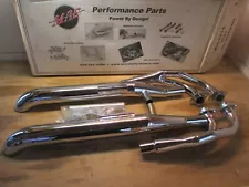 NEW 1980-1983 HONDA GL1100 4 INTO 2 EXHAUST PIPE SYSTEM TURN DOWN MAC 001-4218