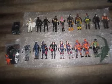 GI JOE CLASSIFIED LOOSE FIGURE LOT X 20: FIREFLY/COBRA VIPER/ZARTAN/BAT/BARONESS