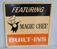 Vintage MAGIC CHEF cooking stove Appliance Store Display Sign