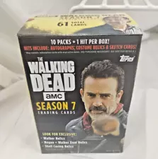 Box of The Walking Dead Trading Cards - Guaranteed 4 Hits Season 7