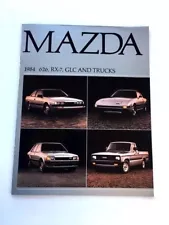 1984 Mazda Canada Car Sales Brochure Catalog - GLC 626 Rx-7 RX7 B2000 Truck