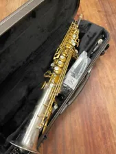 New RAMPONE & CAZZANI SOPRANO SAX - R1 JAZZ AUG in Silver and Gold Ships FREE