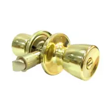 Taiwan Fu Hsing Industrial Co Mobile Home Privacy Lockset, Tulip-Style Knob, Po