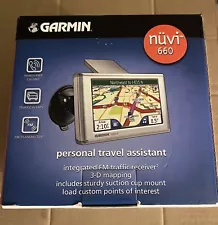 Garmin Nuvi 660 GPS Personal Travel Assistant 3D Mapping Traffic Alerts