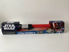 NEW SEALED Star Wars Clone Wars Darth Vader Electronic Lightsaber Hasbro 2008