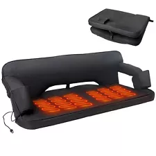 MOPHOTO Oversized 2 Person Heated Stadium Seats for Bleachers With Back Support