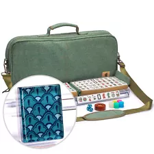 American Mahjong Set, "Oceana" with Heather Teal Soft Case