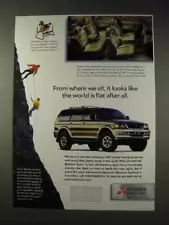 1998 Mitsubishi Montero Sport Ad - World is Flat