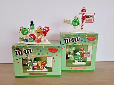 Dept 56 “M&M’s” 2 Accessories “Cookies for Sale” & “Building A Snowman”