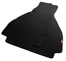 Floor Mats For Ferrari 328 GTS 1985-1989 Black Tailored Carpets & Italian Emblem (For: 1987 Ferrari 328 GTS)