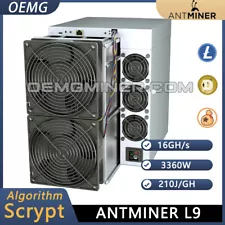 Antminer L9 16GH/S 3360W Doge Litecoin LTC Coin Asic Miner In Stock