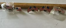 Assorted American Flag Lapel Pins Lot Of 5