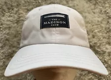 The Madison Club Hat Cap SnapBack White Mesh Travis Mathew Golf Hat