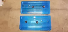 72-95 Chevy Van G10 G20 G30 OEM Door Panel Set Metal Blue