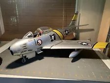 ADMIRAL TOYS 1:18 Scale NORTH AMERICAN F-86E SABRE JET "JOLLY ROGER" FU-834