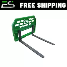 48" John Deere Quick Attach Pallet Forks JD tractor forks - FREE SHIPPING