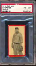 1910 T210 Old Mill Series 1 Andy Lawrence Macon Peaches PSA 4 Pop 2 Very Rare