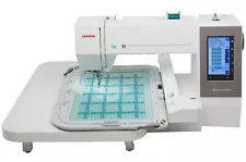 Janome Memory Craft 550e Embroidery Machine with Bonus Kit New