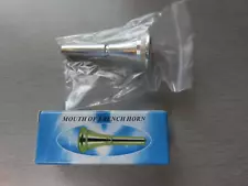 NEW Silver plated Standard French Horn Mouthpiece