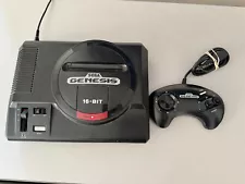 Original Sega Genesis Console 16-Bit - Turns On - As Is